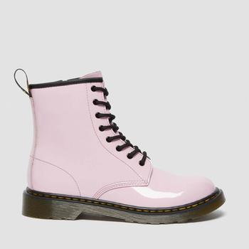 Dr. Martens | Dr. Martens Youth 1460 Patent Lamper Boots - Pale Pink商品图片,额外6.8折, 额外六八折