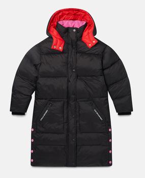 推荐Stella McCartney - Oversized Button-Up Puffer Jacket, Woman, Black, Size: 14H商品