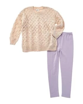 Splendid | Splendid 2pc Speckled Wool-Blend Sweater & Legging Set,商家Premium Outlets,价格¥221