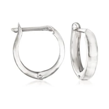 Ross-Simons | Ross-Simons 14kt White Gold Huggie Hoop Earrings,商家Premium Outlets,价格¥751