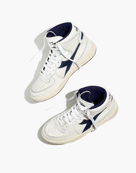 the row帆布鞋, Diadora | Mi Basket Row Cut Sneakers商品图片 