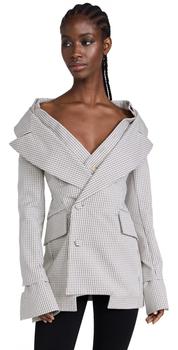 推荐A.W.A.K.E. MODE 可拆卸衣领和袖口夹克商品