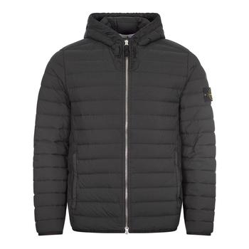 stone island羽绒服是什么牌子, Stone Island | Stone Island Loom Woven Down Chambers Jacket - Black商品图片 7折