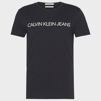 推荐Calvin Klein Jeans Men's Core Institutional Logo T-Shirt - CK Black商品