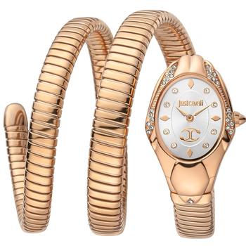 商品Just Cavalli Women's Snake White Dial Watch图片