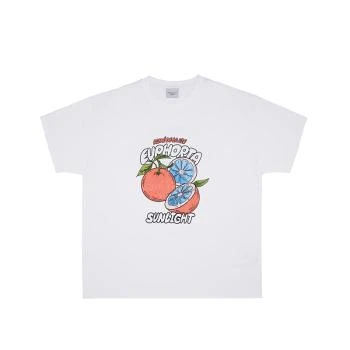 推荐【享贝家】（国内现货-QD）ADLV 水果印花柠檬图案休闲短袖T恤 男女同款 白色 ADLV-22SS-SSAESF-WHT商品