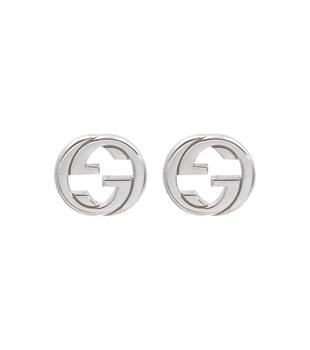 Gucci | Interlocking G sterling silver earrings商品图片,