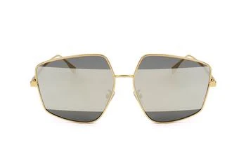 Fendi | Fendi Eyewear Geometric Frame Sunglasses 4.7折, 独家减免邮费