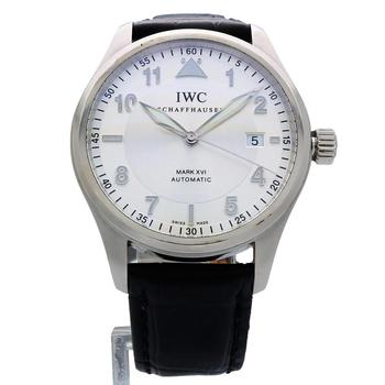 [二手商品] IWC Schaffhausen | Pre-owned IWC Spitfire Mark XVI Silver Dial Mens Watch IW325502商品图片,9.2折
