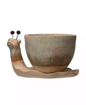 Storied Home | Stoneware Snail Planter, Set of 2 Each One Will Vary,商家Macy's,价格¥300