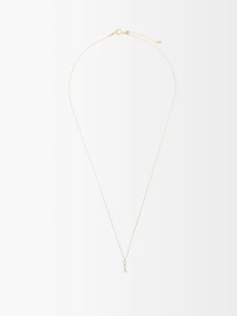 推荐Danae triple-diamond & 18kt gold necklace商品