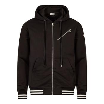 推荐Moncler Zip-Up Hoodie - Black商品