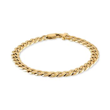 推荐Curb Link Chain Bracelet in Gold-Tone Ion-Plated Stainless Steel, Created for Macy's ( Also available in Stainless Steel)商品