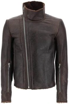 Rick Owens | 'Bauhaus' shearling biker jacket,商家Coltorti Boutique,价格¥11993