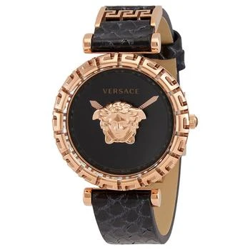 推荐Versace Palazzo Empire Greca Quartz Black Dial Ladies Watch VEDV00719商品