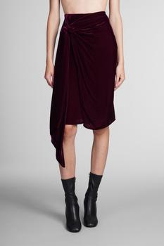 推荐Stella McCartney Skirt In Bordeaux Viscose商品