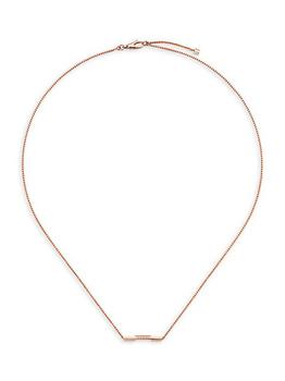 Gucci | Link To Love 18K Rose Gold Necklace商品图片,