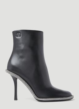 Alexander Wang | Kira Leather Ankle Boots商品图片,4.7折