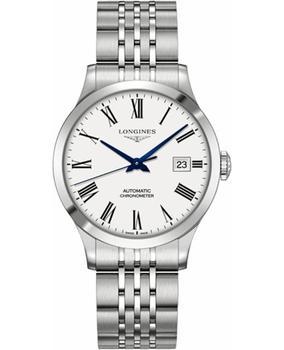 Longines | Longines Record White Dial Stainless Steel 38.50mm Men's Watch L2.820.4.11.6商品图片,7.8折