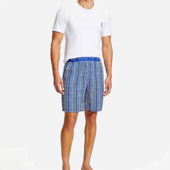 Calvin Klein | Calvin Klein Men's Short Sleeve T-Shirt + Shorts Pj Set - White Top/Overstock logo商品图片,5.9折