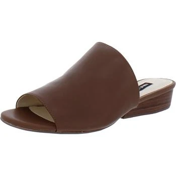 Nine West | Nine West Womens LYNNEAH Leather Slip On Slide Sandals,商家BHFO,价格¥136