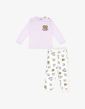 推荐Moschino Teddy Bear Organic Cotton T-shirt And Leggings Co-ord Set商品