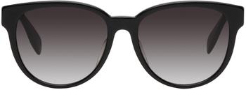 Alexander McQueen | Black Graffiti Sunglasses商品图片,独家减免邮费
