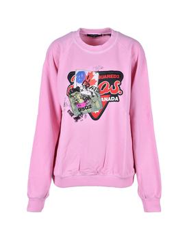 推荐Dsquared2 Womens Pink Sweatshirt商品