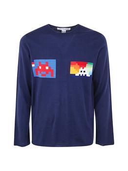 推荐Comme Des Garçons Shirt Mens Blue Sweater商品