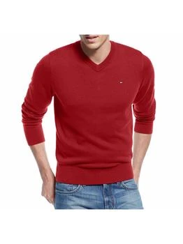 Tommy Hilfiger | Mens Cotton Long Sleeves V-Neck Sweater 4.4折起