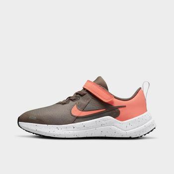 NIKE | Little Kids' Nike Downshifter 12 Sidewalk Stretch Lace Casual Shoes商品图片,