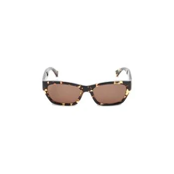 Bottega Veneta | Bottega Veneta Eyewear Rectangular Frame Sunglasses 