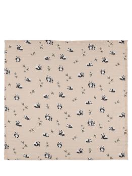 商品Set Of 2 Organic Cotton Muslin Blankets,商家LUISAVIAROMA,价格¥127图片