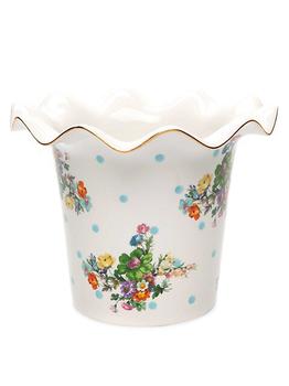 商品MacKenzie-Childs | Flower Market Ceramic Garden Pot,商家Saks Fifth Avenue,价格¥702图片