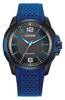 Citizen | Eco-Drive Silicone Strap Watch, 45mm,商家Nordstrom Rack,价格¥1104