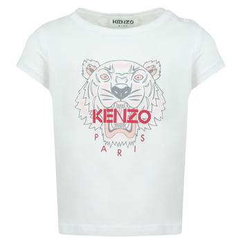 Kenzo | Baby Tiger Print White T Shirt商品图片,4折