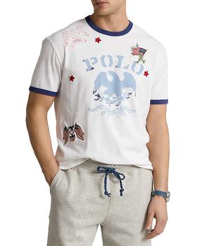 Ralph Lauren | Cotton Logo Graphic Ringer Tee商品图片,4.2折