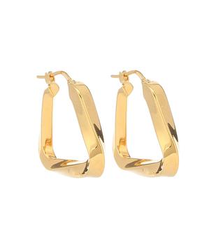 推荐Essentials gold-plated hoop earrings商品