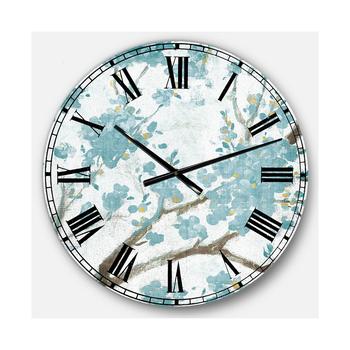 商品Designart | Traditional Floral Oversized Metal Wall Clock,商家Macy's,价格¥1014图片