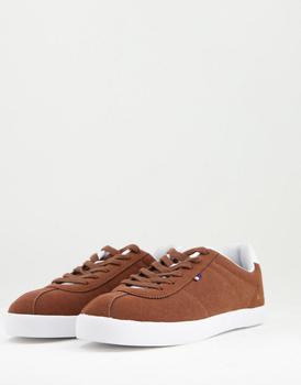 product Ben Shermam skywalker faux suede trainers in tan image