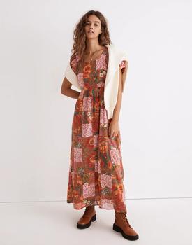 Madewell | Banjanan Voile Dragon Dress in Patchwork Floral商品图片,