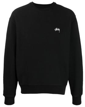 stussy卫衣直邮, STUSSY | stock logo crew black商品图片 