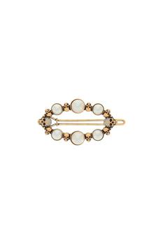 商品Alexander McQueen | Alexander Mcqueen Pearly Skull Hair Clip,商家StyleMyle,价格¥1546图片