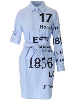 Burberry | Burberry Horseferry Belted Shirt Dress商品图片,9.1折起
