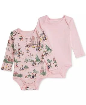 Ralph Lauren | Baby Girls 2-Pk. Cotton Bodysuits,商家Macy's,价格¥365