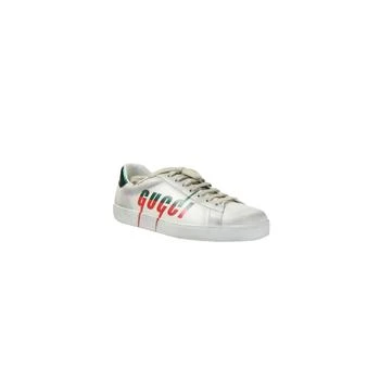 Gucci | Gucci Ace Logo Sneaker White Red Verde 7.5折