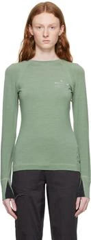 Klattermusen | Green Fafne Long Sleeve T-Shirt 7.8折