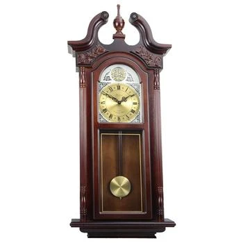 Bedford | Clock Collection 38" Grand Antique Chiming Wall Clock with Roman Numerals,商家Macy's,价格¥1383