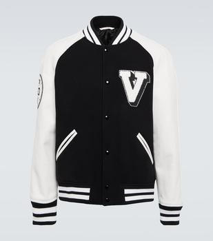 商品Valentino | Wool and leather varsity jacket,商家MyTheresa,价格¥22149图片