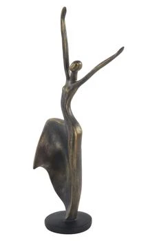 WILLOW ROW | Brasstone Polystone Traditional Dancer Sculpture,商家Nordstrom Rack,价格¥380